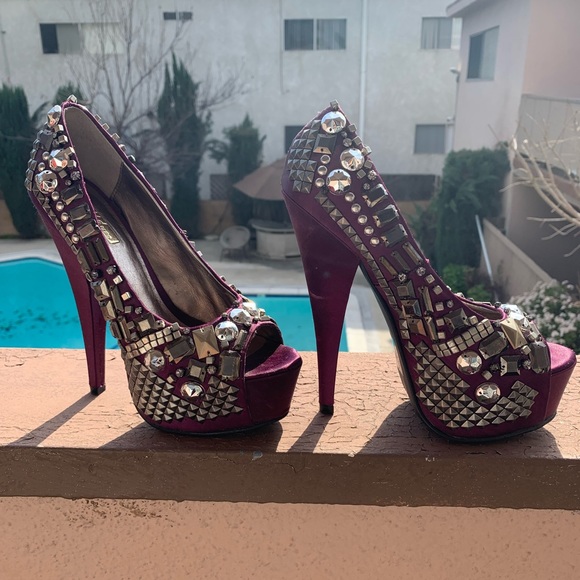 Wild Pair Purple with Jewels sz5 - Picture 2 of 3